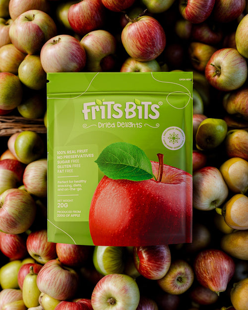 Frits Bits freeze dried apple snack package 